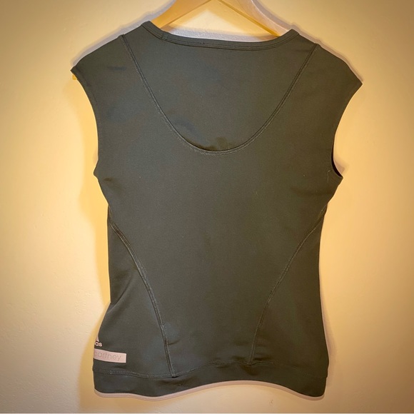 Adidas Stella McCartney Womens Black Sleeveless Shirt Top size M - Picture 7 of 11